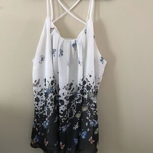 Rose Gal Cute Butterfly Top 5xl ( US 24 )